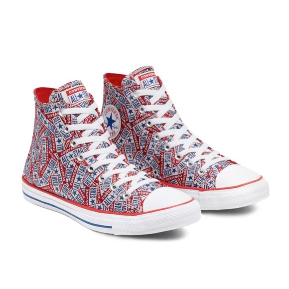 Converse Men's Chuck Taylor University Logo High Top - Picture 1 of 5